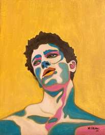 Dreamer #1, huile sur toile de Mathilde Polidori