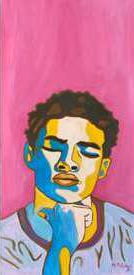 Dreamer #3, huile sur toile de Mathilde Polidori