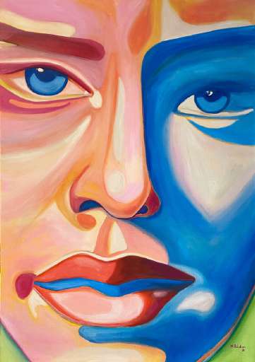 Light Anxiety, huile sur toile de Mathilde Polidori