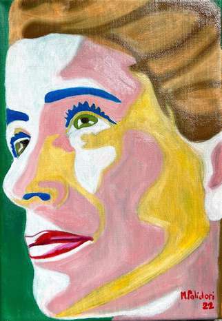 Look Up, huile sur toile de Mathilde Polidori