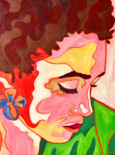 Summer Confidence, huile sur toile de Mathilde Polidori