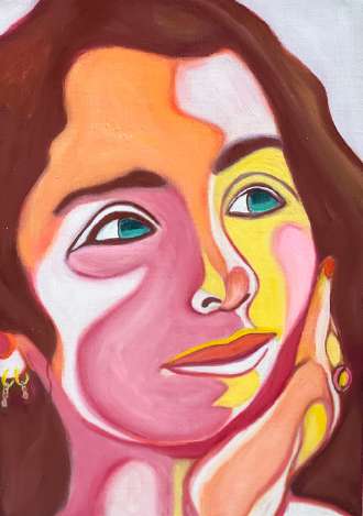 Sun Light, huile sur toile de Mathilde Polidori